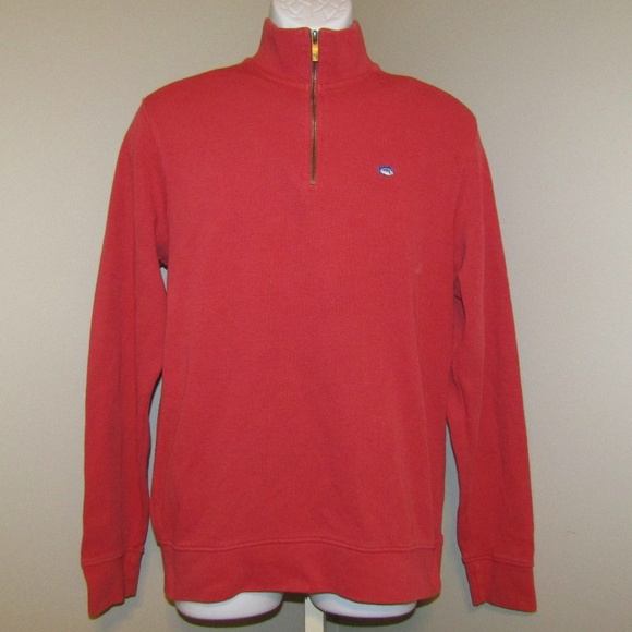 Southern Tide Other - Southern Tide Size Small 1/4 Zip Up Red